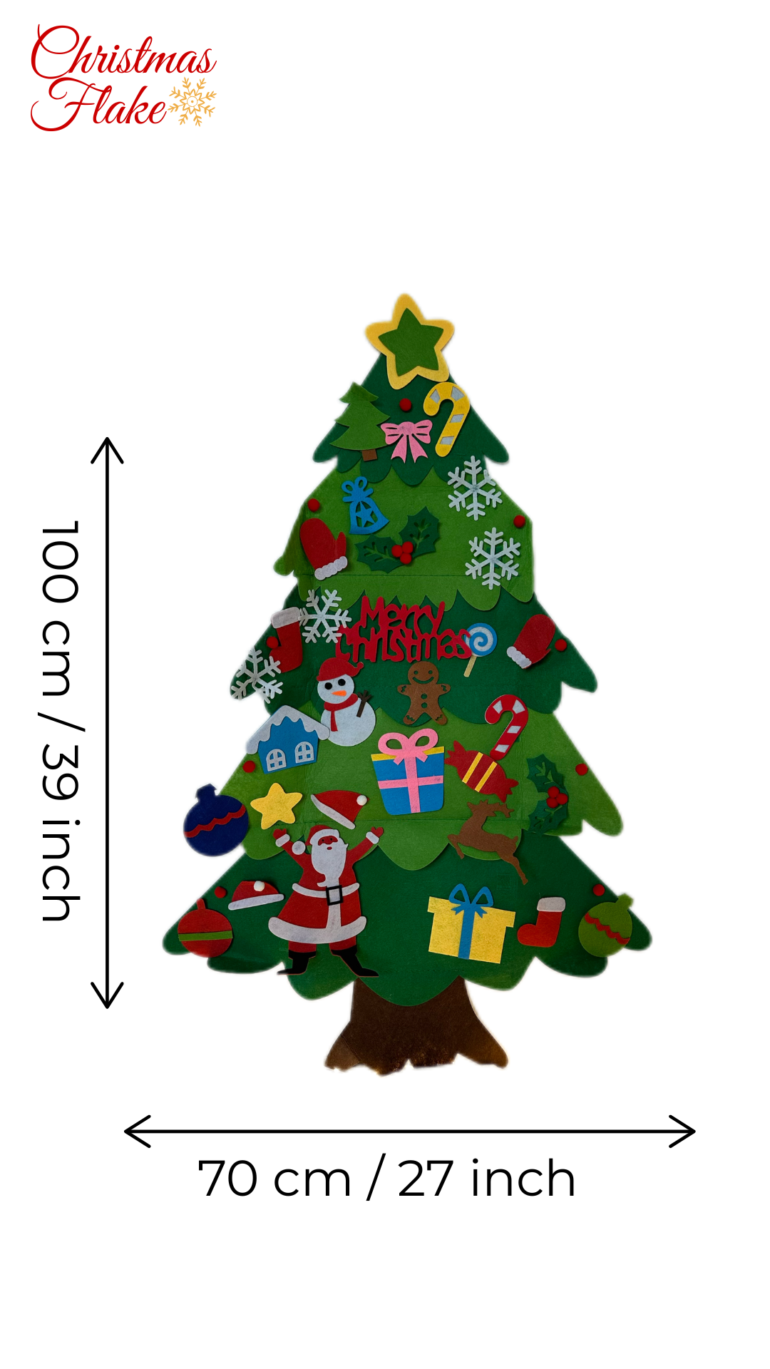 DIY Felt Christmas Tree Decoration