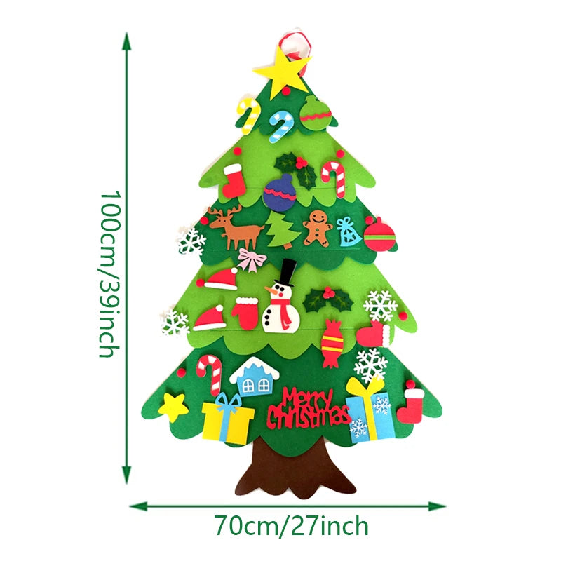 DIY Felt Christmas Tree Decoration