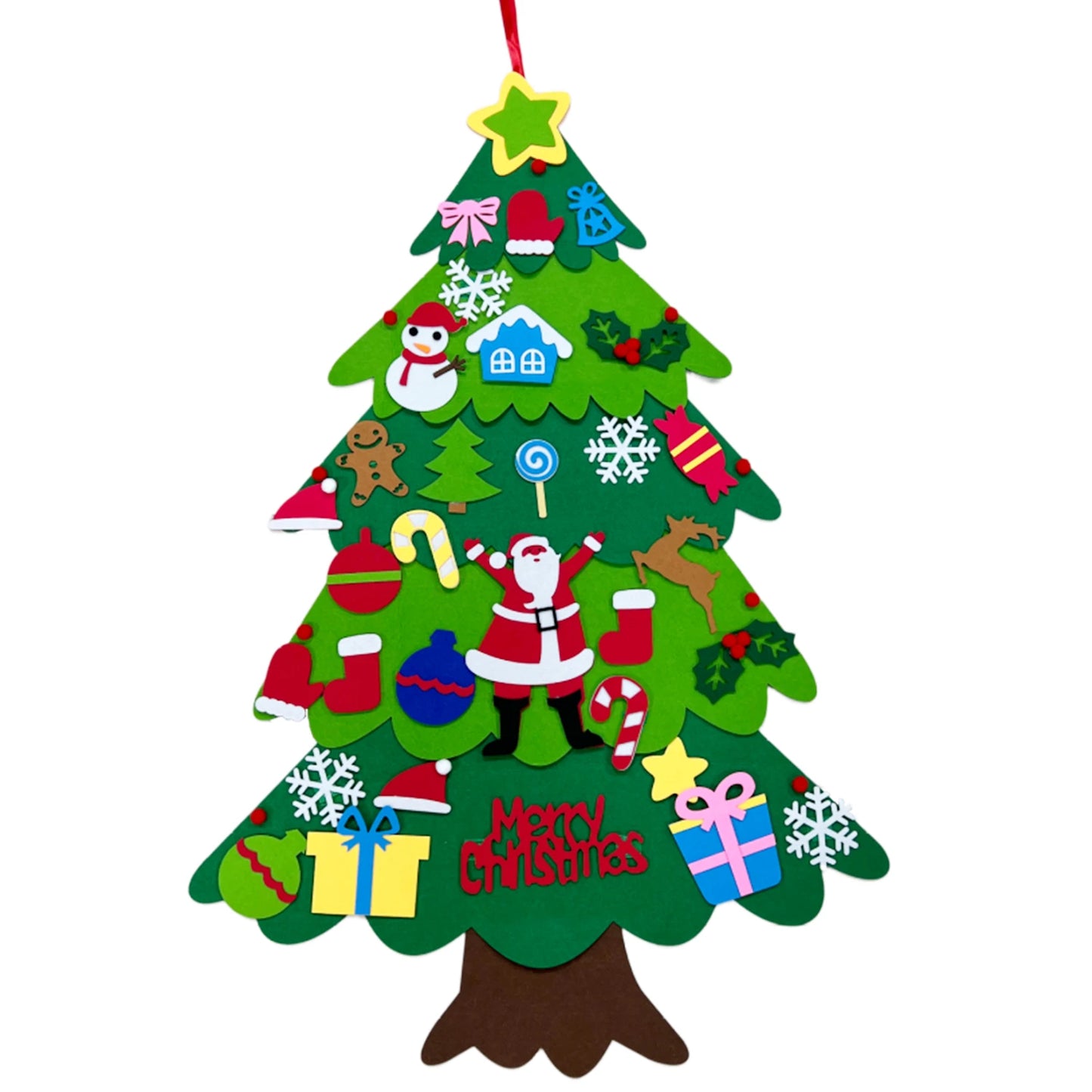 DIY Felt Christmas Tree Decoration