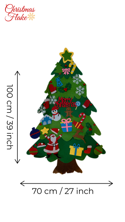 DIY Felt Christmas Tree Decoration