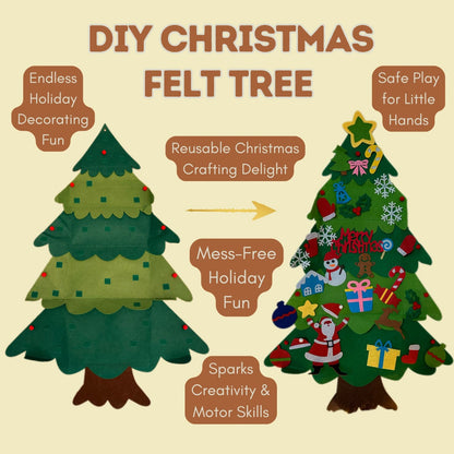 DIY Felt Christmas Tree Decoration